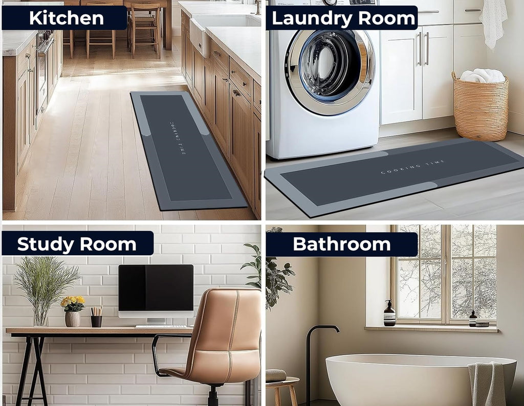 2 Pcs Kitchen Mats Set