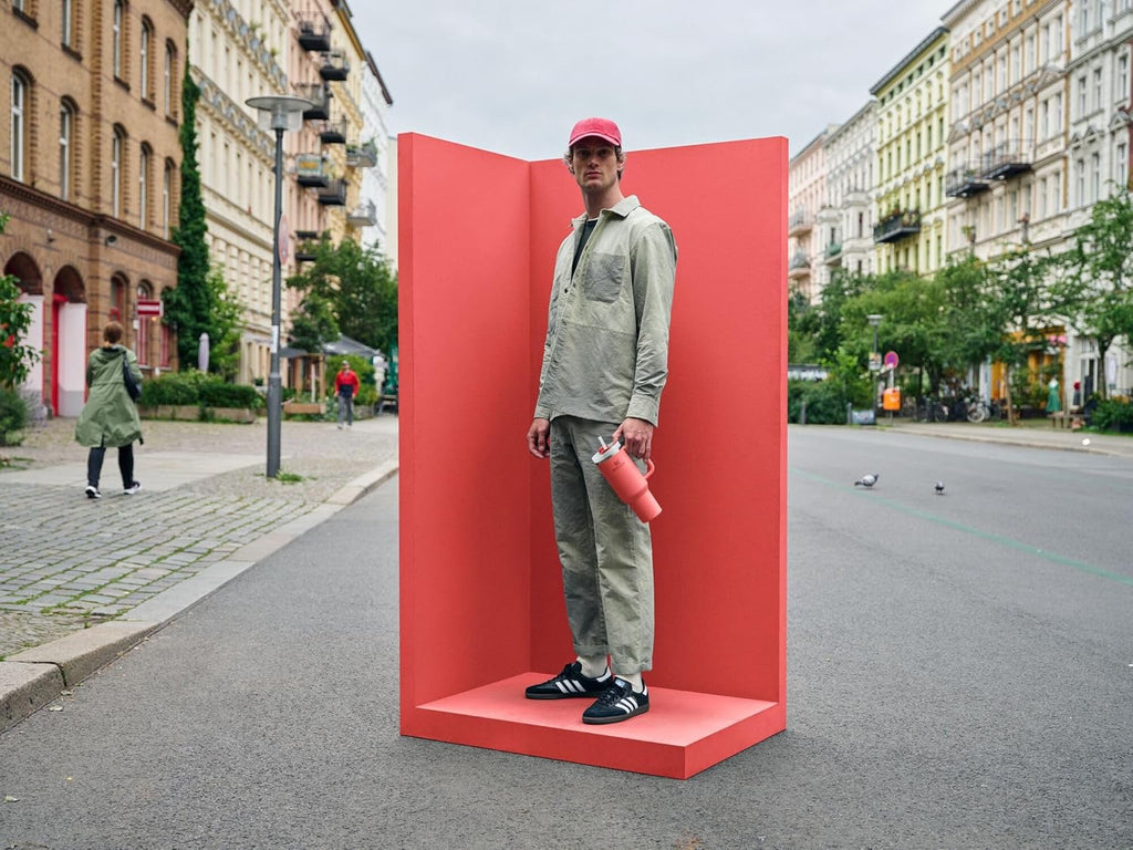 Tumbler with Handle and Straw