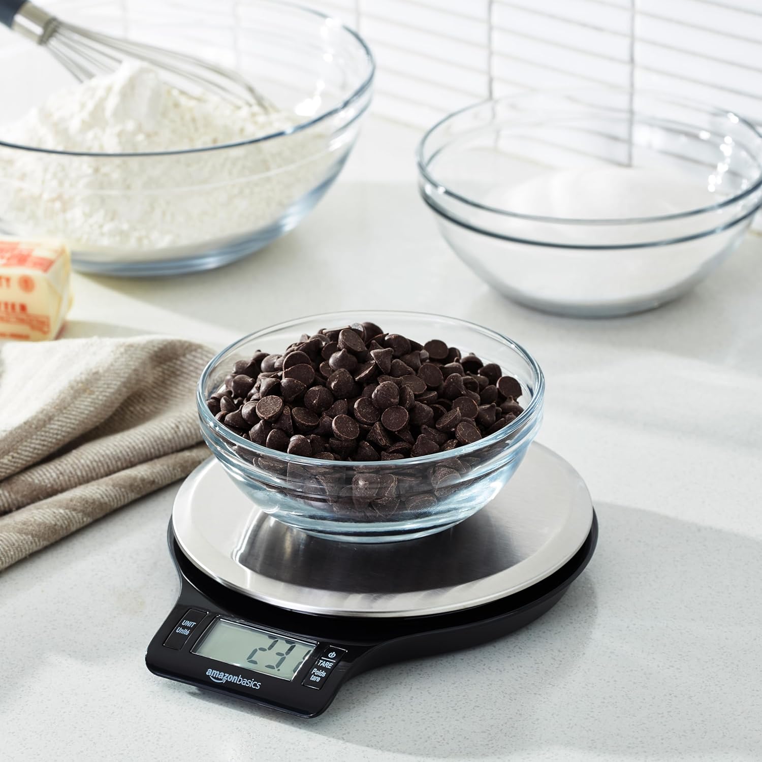 Digital Kitchen Scale with LCD Display