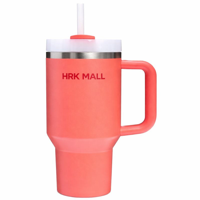 Tumbler with Handle and Straw